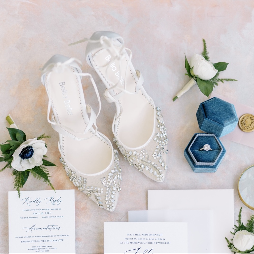 COPY - Bella Belle Florence Ivory Wedding Shoes